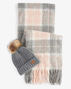 Set regalo berretto e sciarpa tartan Saltburn