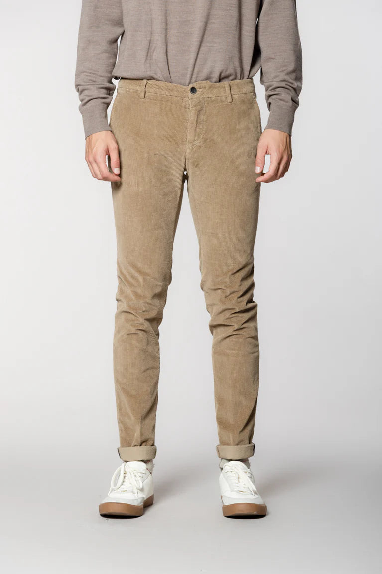 Milano pantalone chino uomo in velluto 500 righe extra slim fit 9PN2A4973 VBE061-263-FW25