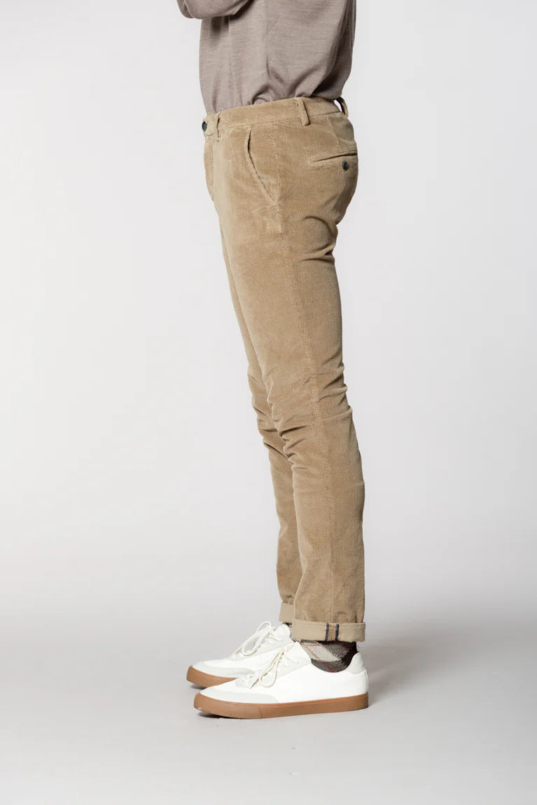 Milano pantalone chino uomo in velluto 500 righe extra slim fit 9PN2A4973 VBE061-263-FW25