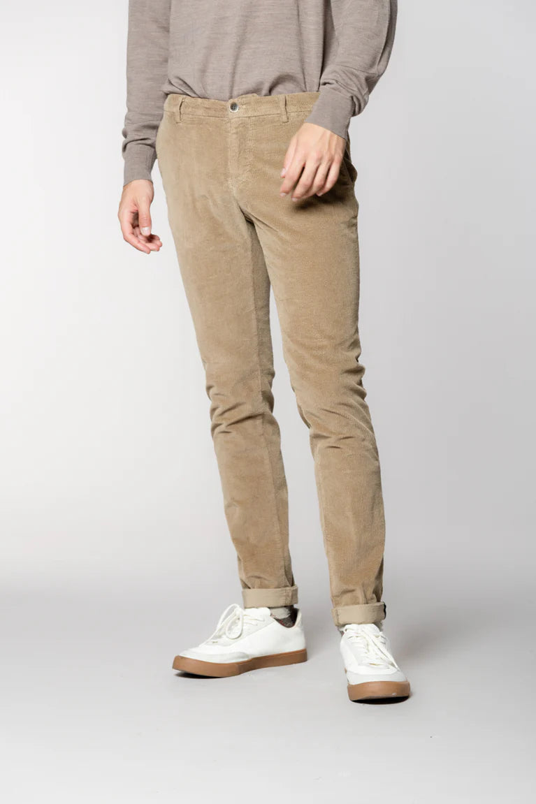 Milano pantalone chino uomo in velluto 500 righe extra slim fit 9PN2A4973 VBE061-263-FW25