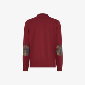 Polo in cotone con patch A45108
