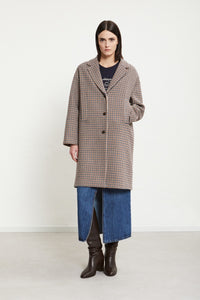 Cappotto check DJ0016