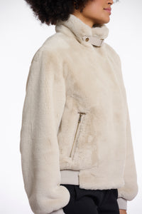 Giubbino Bomber Ecopelliccia AMBRA