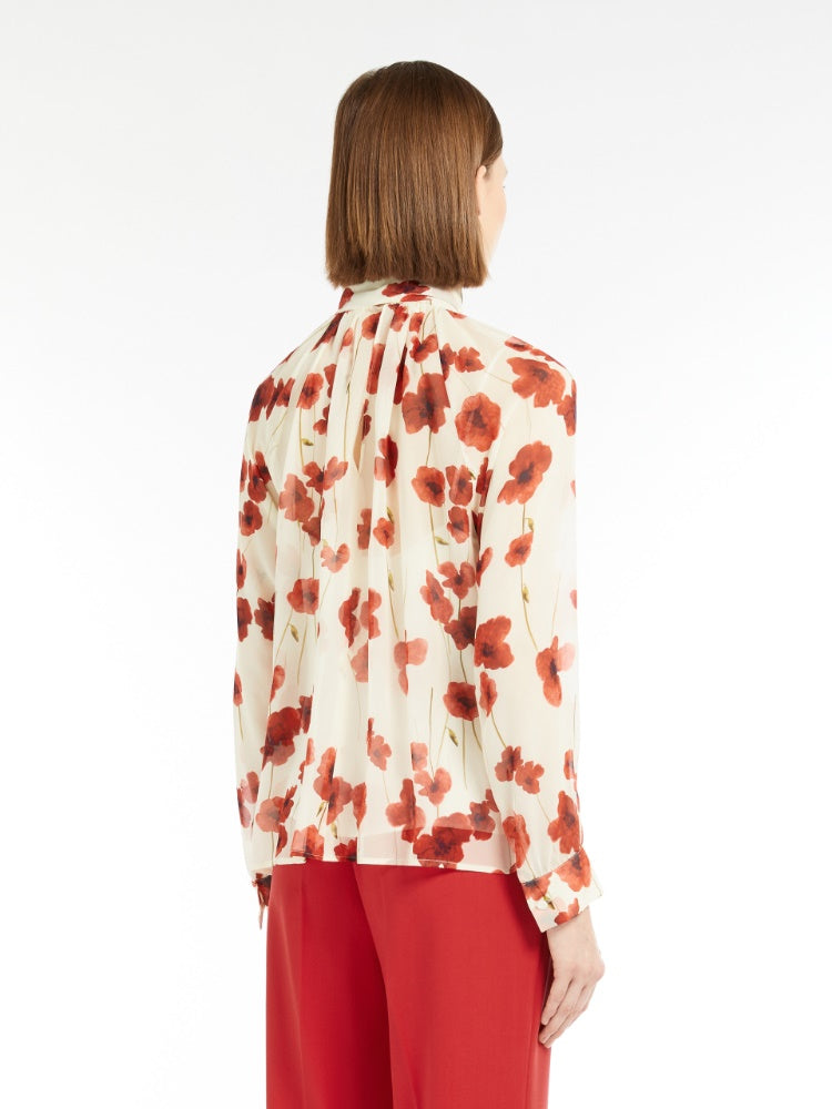 Blusa in seta mod PANIA