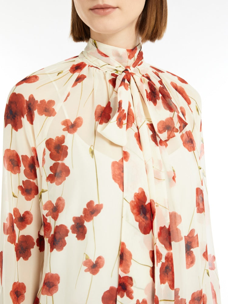 Blusa in seta mod PANIA