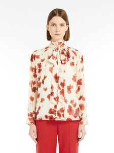 Blusa in seta mod PANIA