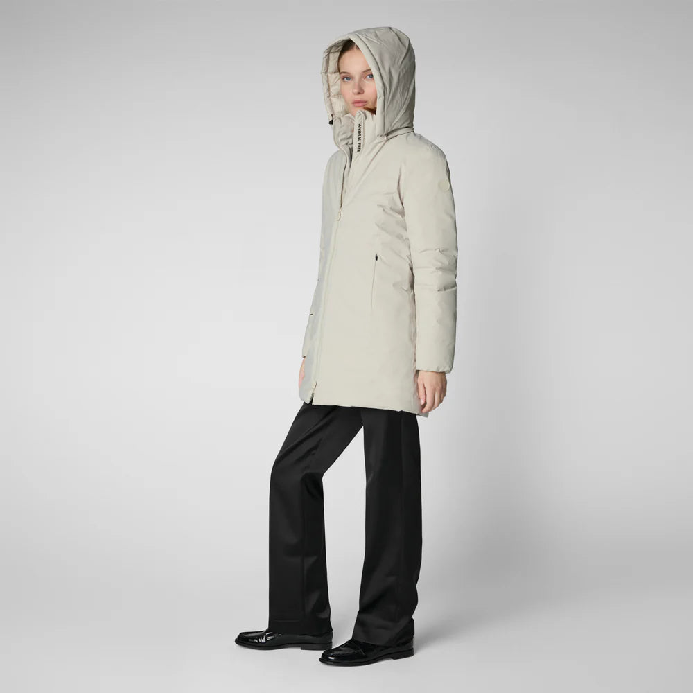 PARKA DONNA CON CAPPUCCIO RACHEL RAINY BEIGE