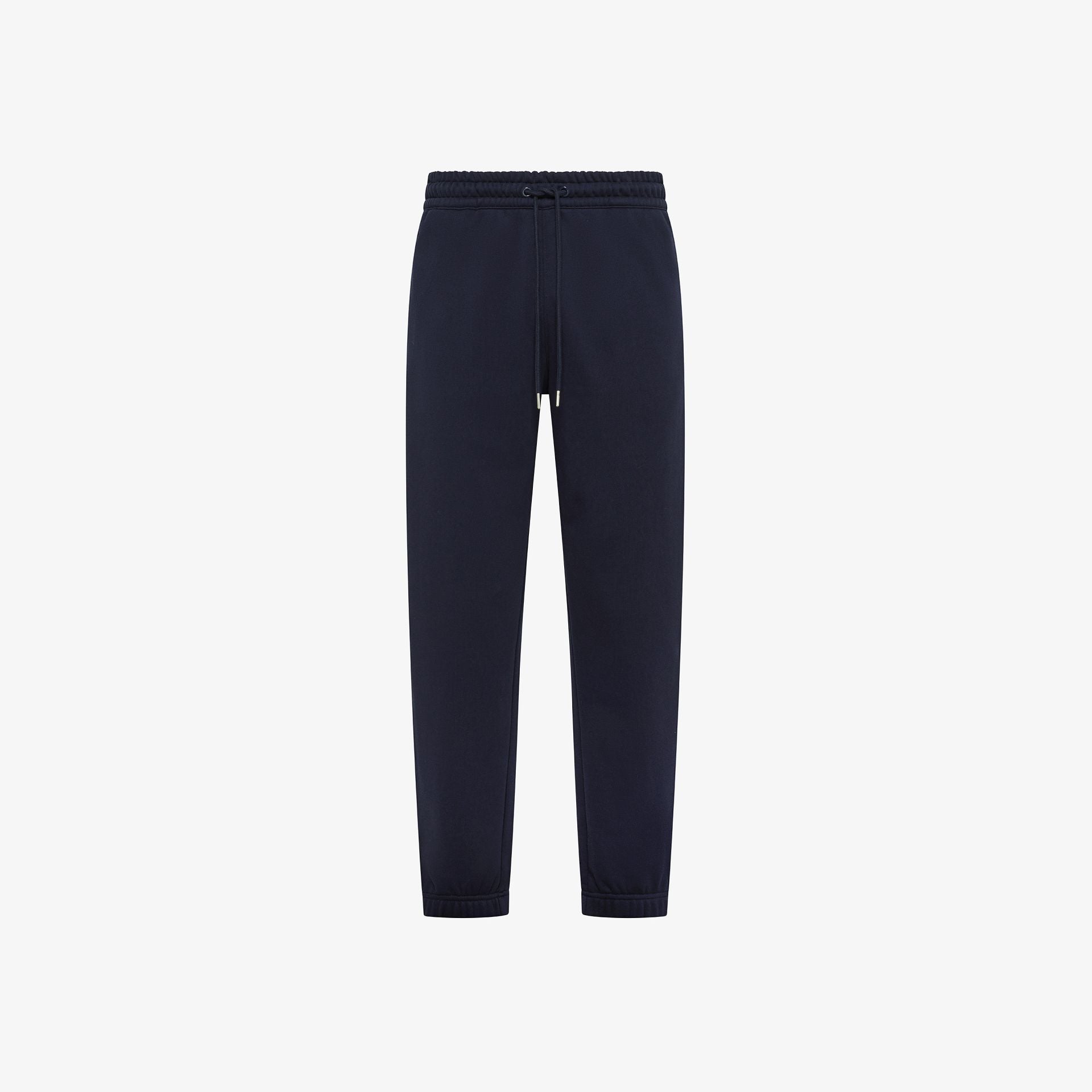 Pantaloni in felpa di misto cotone navy blue F45140