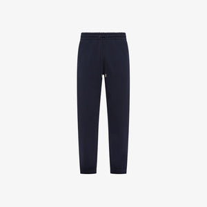 Pantaloni in felpa di misto cotone navy blue F45140