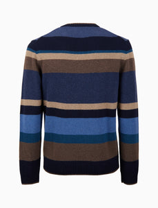 Pull girocollo uomo lana, viscosa e cashmere