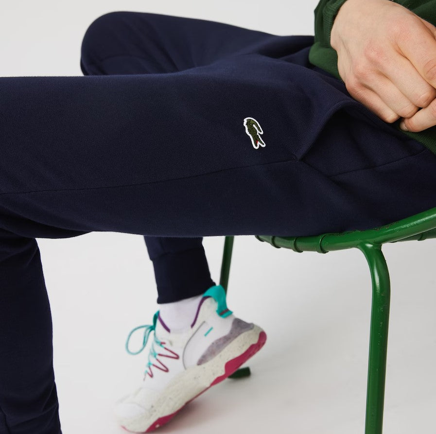 PANTALONI SPORTIVI IN FELPA DI COTONE ORGANICO DA UOMO LACOSTE JOGGER