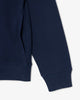 Felpa interlock a collo alto con zip