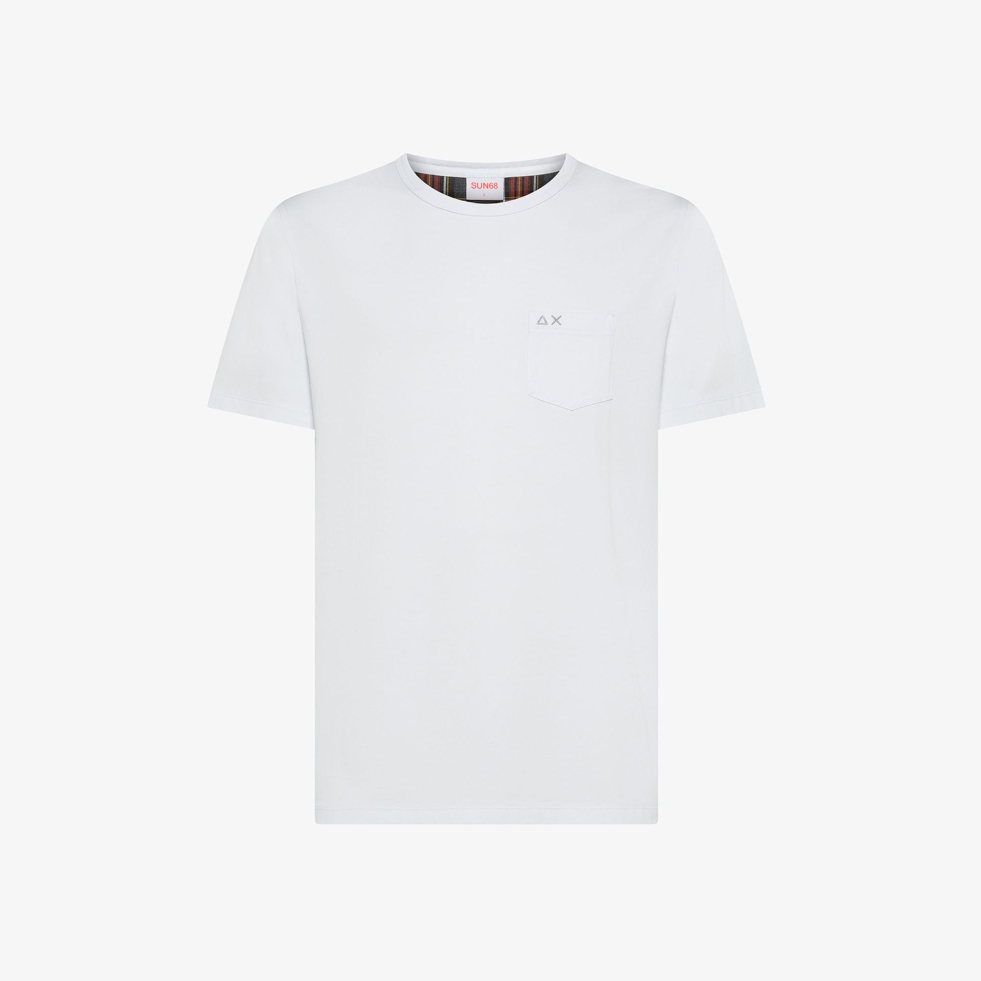 T-shirt in jersey con taschino T45107