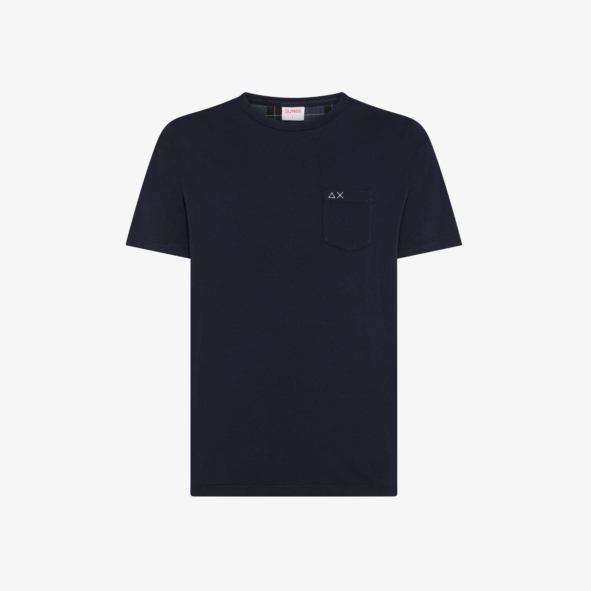 T-shirt in jersey con taschino T45107