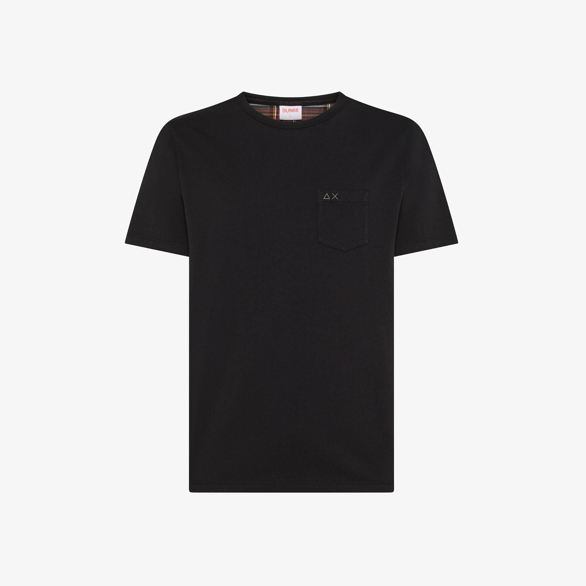 T-shirt in jersey con taschino T45107