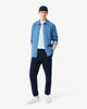Pantaloni della tuta tapered fit in tessuto felpato
