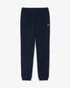 Pantaloni della tuta tapered fit in tessuto felpato