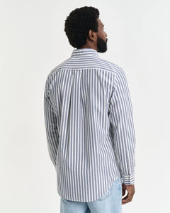 Camicia classica in popeline a righe regular fit