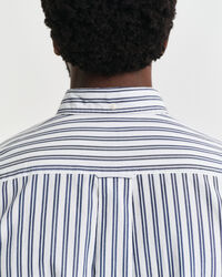 Camicia classica in popeline a righe regular fit